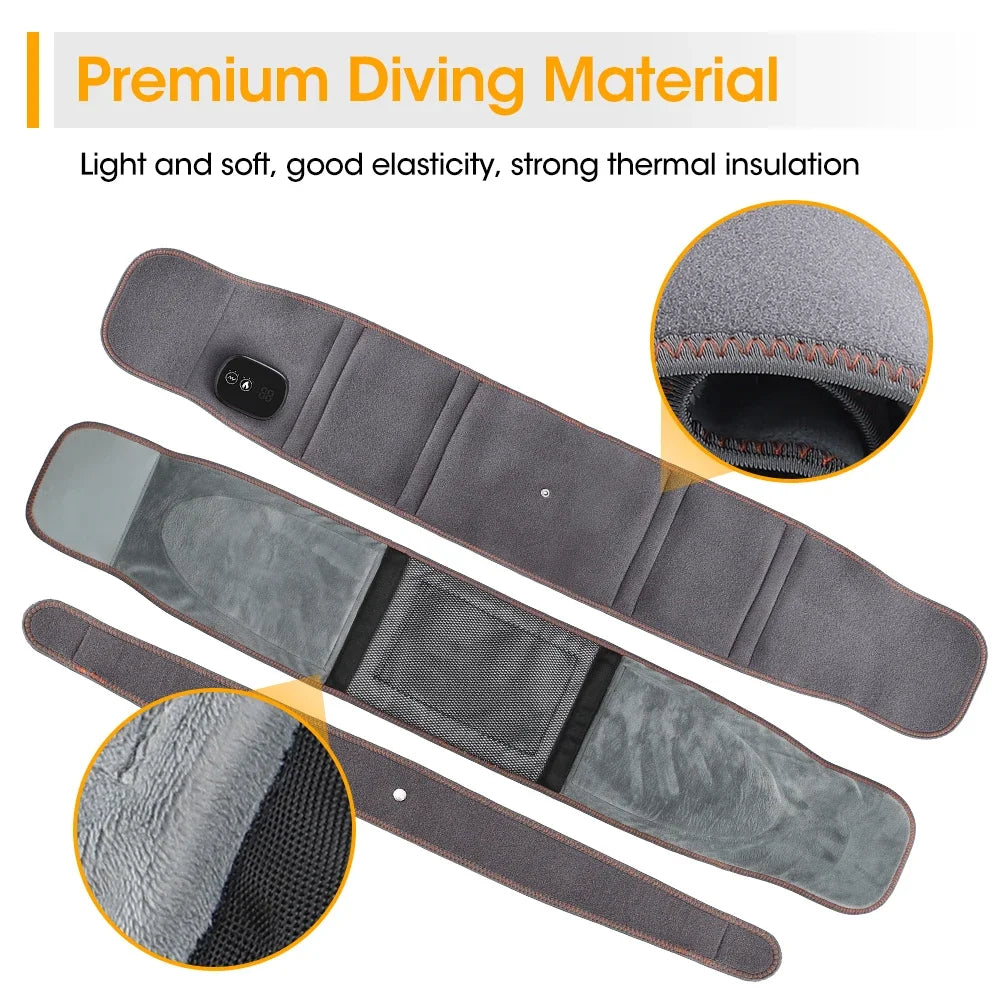 Electric Heating Waist Massager & Vibration Support Belt