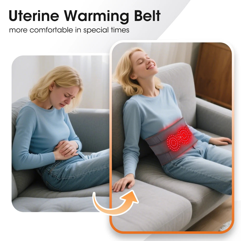 Electric Heating Waist Massager & Vibration Support Belt