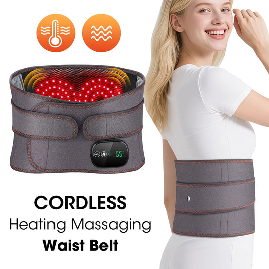 Electric Heating Waist Massager & Vibration Support Belt